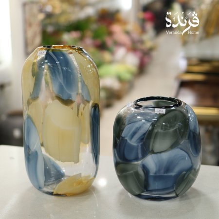 مزهرية زجاج الماني